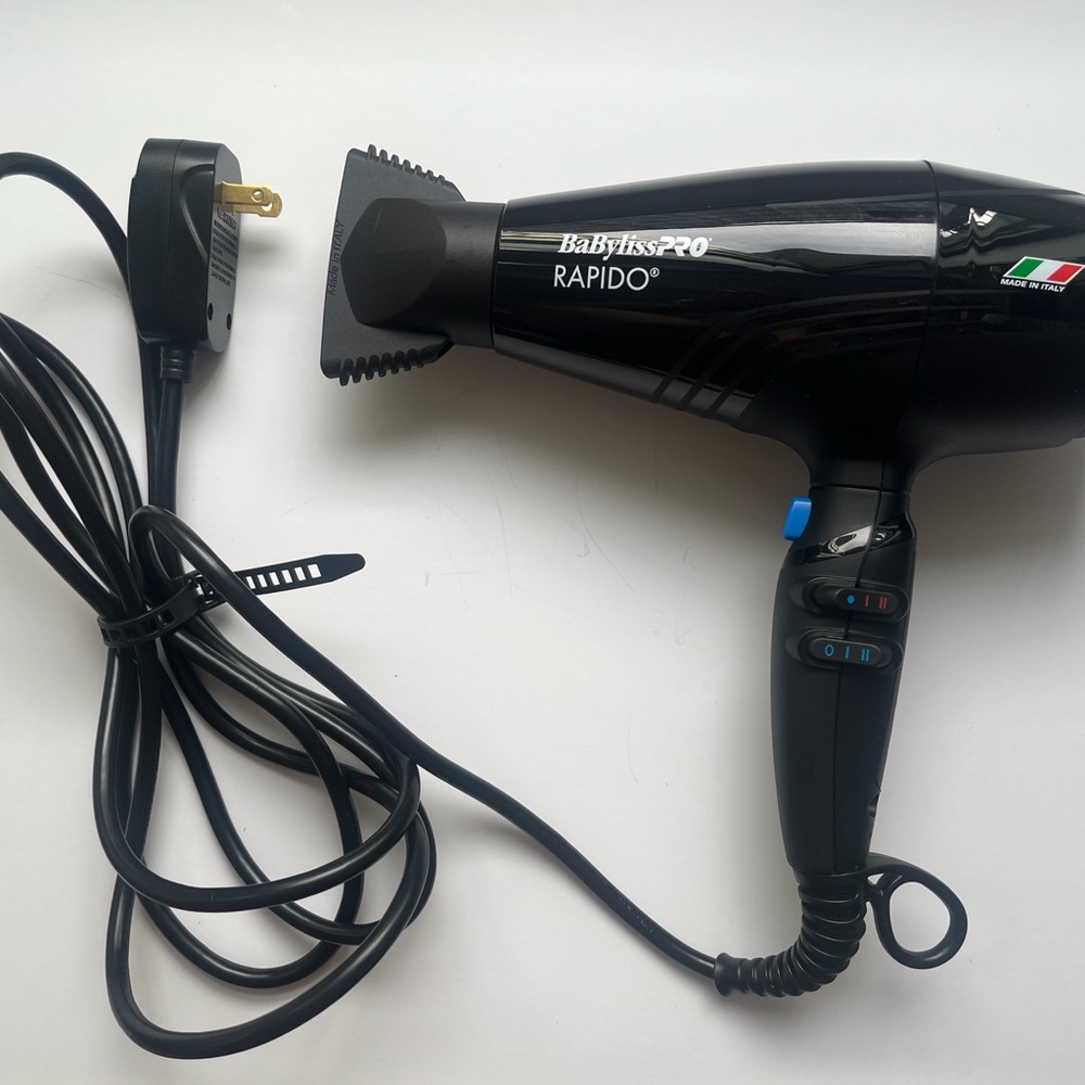 BaBylissPRO Rapido Black Hair Dryer